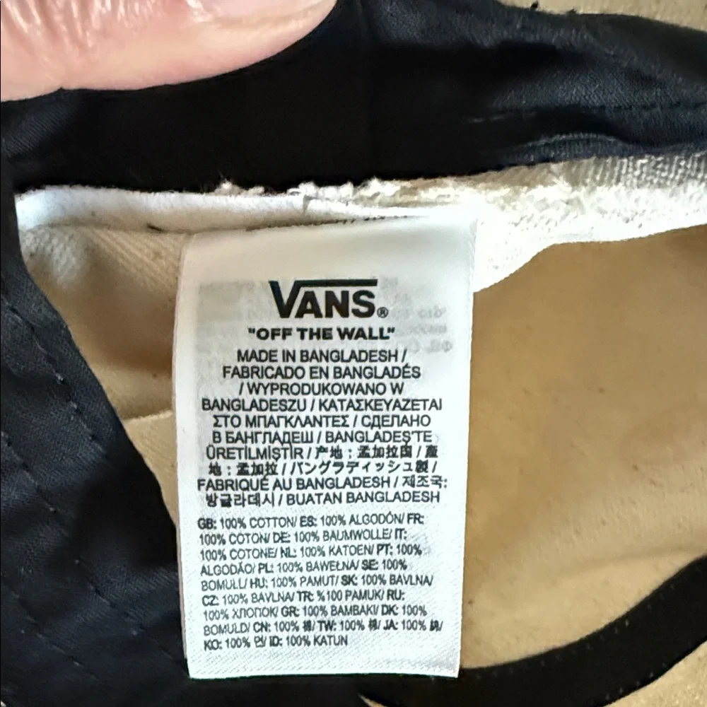 Vans Kids' Tan Hat with Fruit Motif